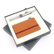  Set stilou Parker Jotter Royal argintiu personalizat + agenda Delux